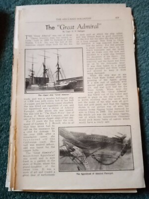 B9N Ephemera 40er Jahre Artikel Der große Admiral 