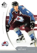 2005 SP Authentic #28 Rob Blake Colorado Avalanche