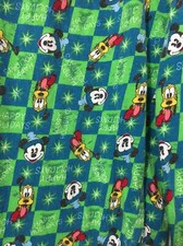 Disney Happy Holidays Mickey  Pluto Green Sleep Lounge Pants Men's Size M