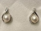 *NEW ITEM* GORGEOUS Kay Jewelers Sterling Silver “CULTURED PEARL” Weave Earrings — photo 2