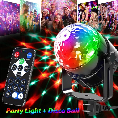 Party Lights Disco Lights, 7 Colors with Remote Control Disco Ball Lights - Picture 4 of 13