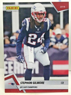Stephon Gilmore 2018 Panini Instant #212 AFC East Champions SP