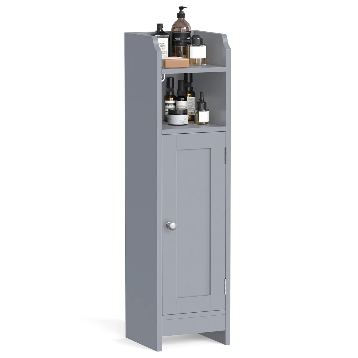 Toilettenschrank, Badezimmerschrank, Badschrank, schmales Badregal BBC310P36