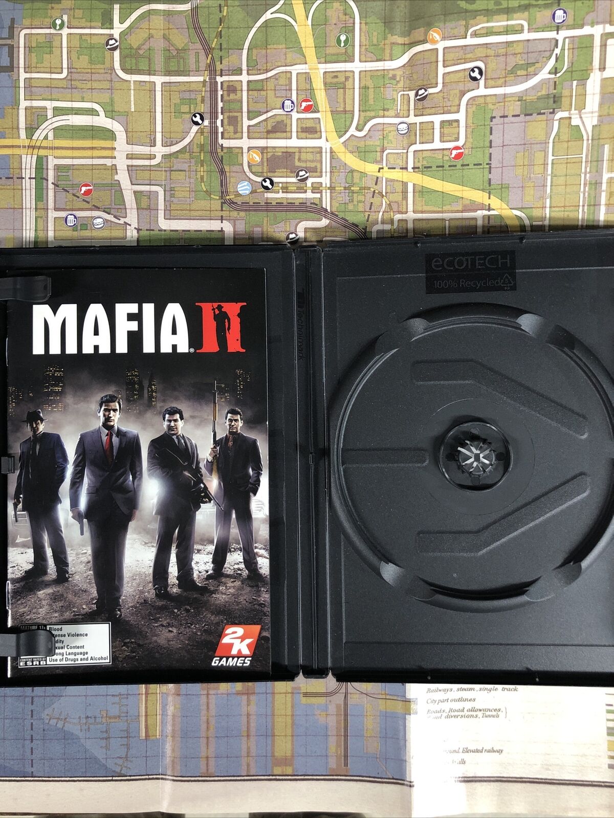 PLAYSTATION 3 PS3 VIDEO GAME MAFIA II COMPLETE W CASE MANUAL 2K GAMES