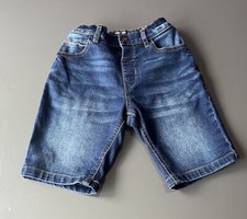 NEXT Boys Jeans Shorts Age 6-7 years 122cm with drawstring And Button