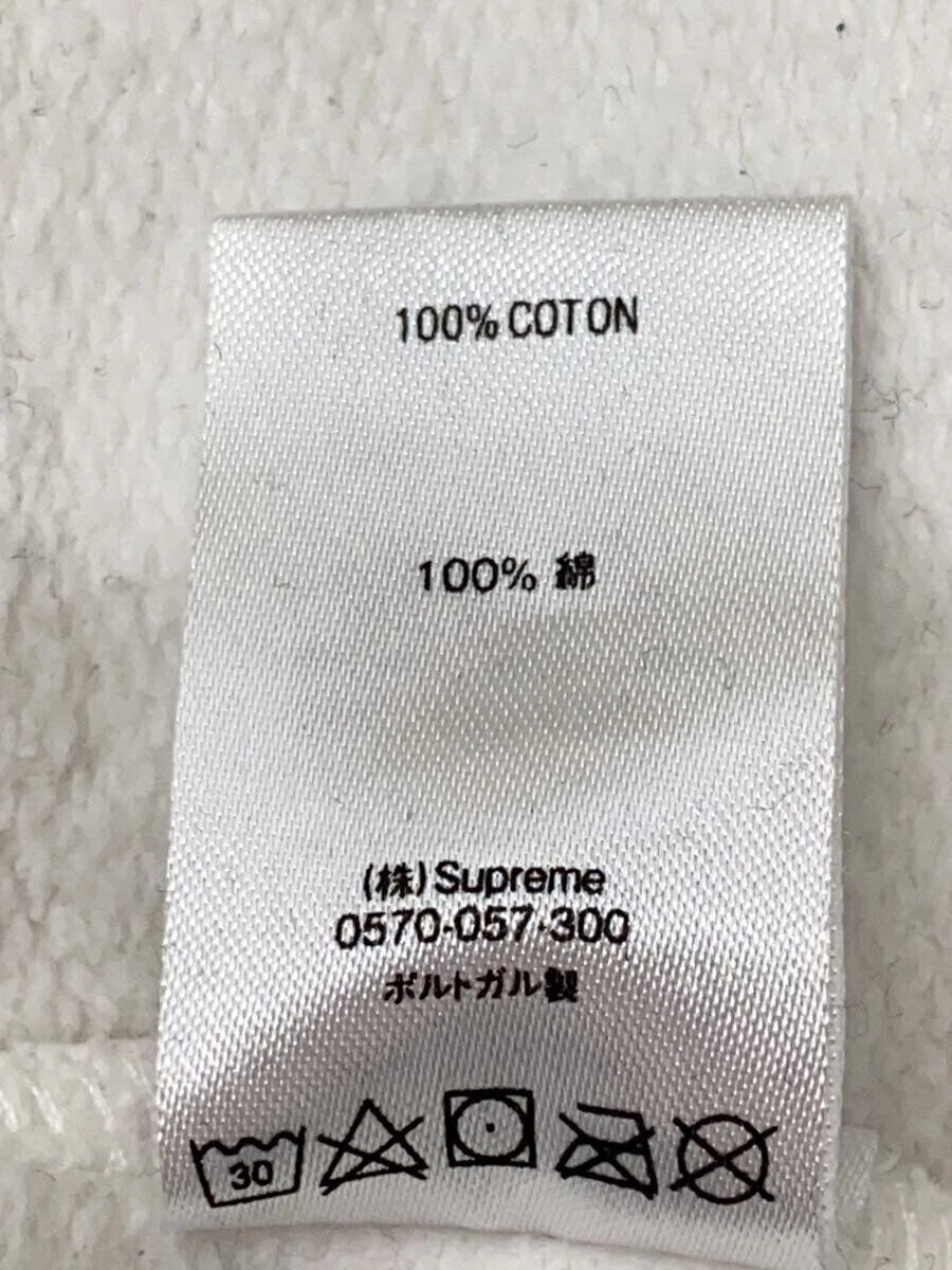 Felpa Supreme con cappuccio 18AW Love or Hate M cotone bianco usata