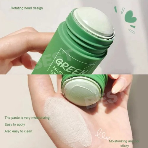 Up To 4x Green Tea Cleansing Mask Facial Stick Oil Acne Control Blackhead AUS - Picture 8 of 12