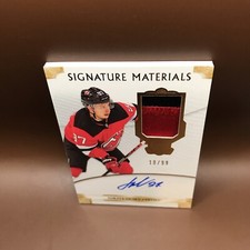 2019-20 The Cup Nikita Gusev Signature Materials Rookie Patch Auto RC #10/99