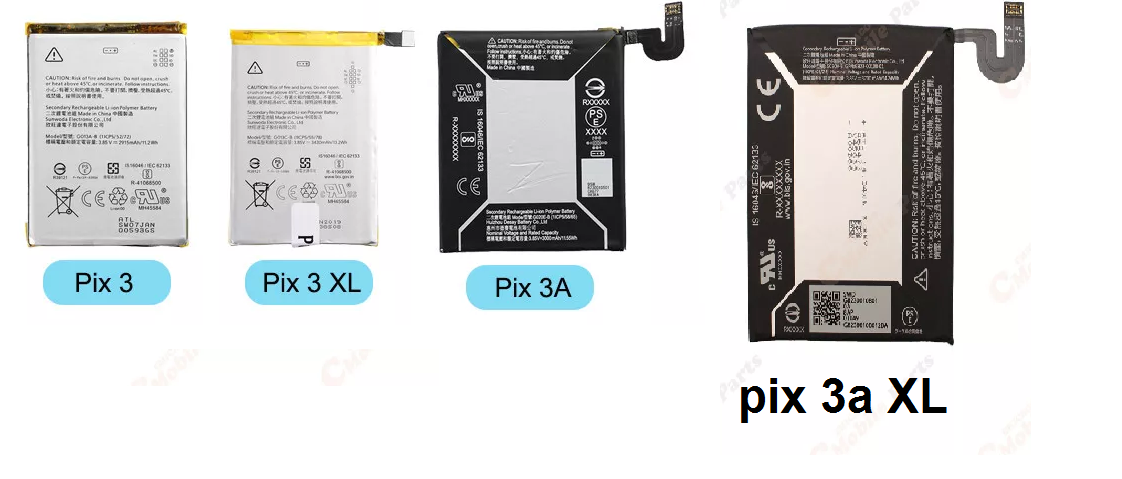 Original Battery for Google Pixel 3 / Pixel 3A / Pixel 3XL / Pixel