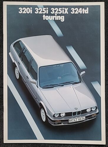BMW 325 i touring/320/324td E30 Prospekt/brochure/folleto/opuscolo/broszura 88 - Afbeelding 1 van 17