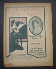 I Heard Her Voice Again by Mine Mantelli sheet music