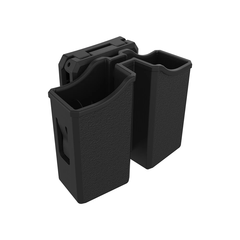 Custodia Doppia Per Caricatori Glock 43 – Destrorso, Stampa 3D USA, Fino A Cinture 1,5”