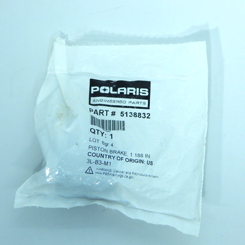 Polaris 5138832 PISTON-BRAKE 1.188" AL GROOVED RZR Ranger 1000 900 800 570 XP - Bild 1 von 6