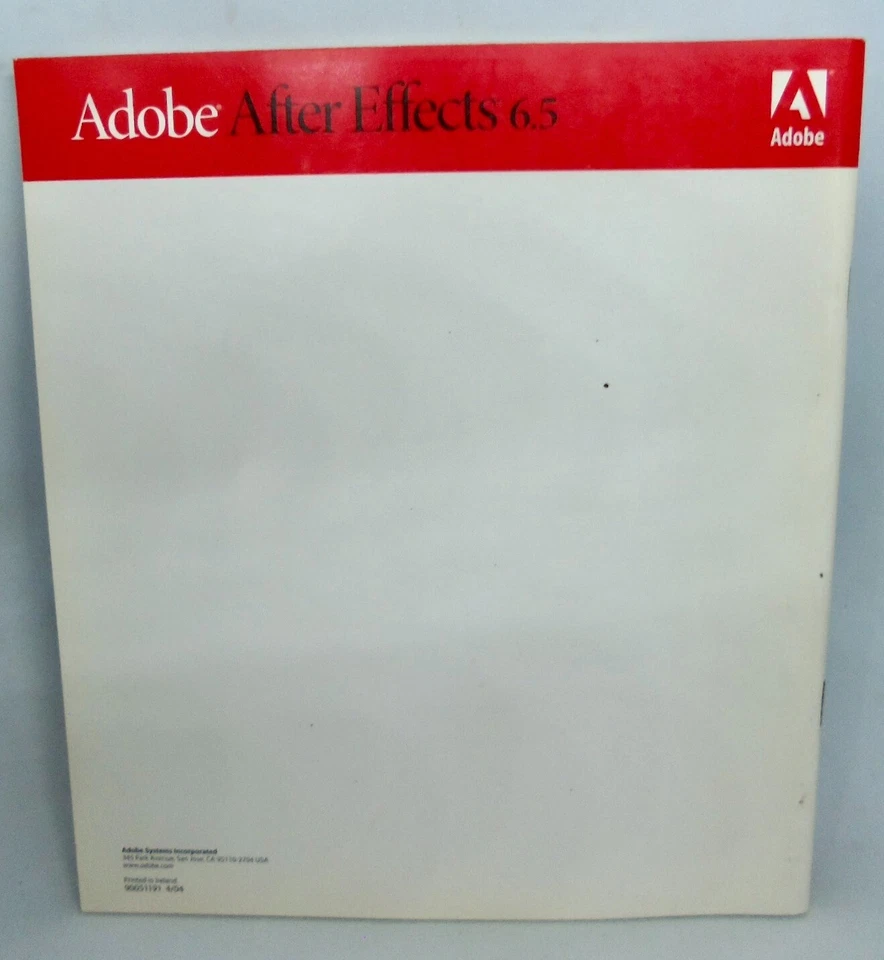 Adobe After Effects 6.5 Guide de l'utilisateur version professionnel et standard - Photo 2/2