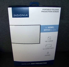 100 Inch Projection Movie Screen 16:9 Foldable Portable Storage Bag