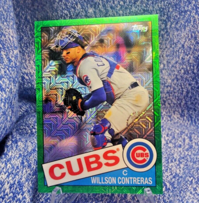 Willson Contreras - #85/99 - GREEN - 2020 Topps Chrome - SILVER PACK MOJO CPC-13