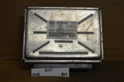 2000 Isuzu Rodeo 3.2L Engine Computer Unit ECU 8093935490 Module 807 ...