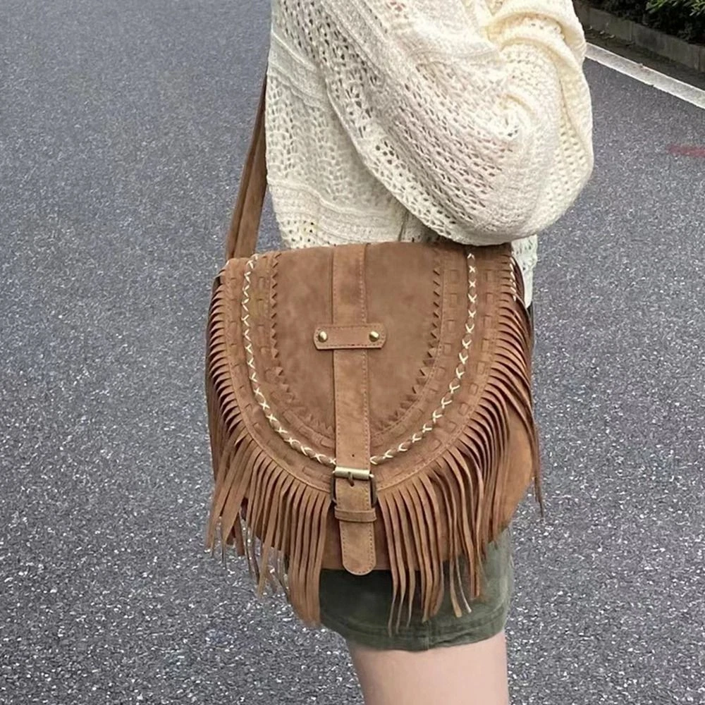 Bag West Cowboy Shoulder Bag Female Handbag Tassel Bag Women