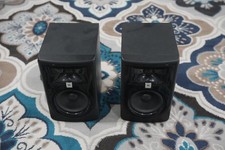 JBL 305P MKII Pair Black 5  Two Way Studio Monitors W2power Cables No Orig Box 