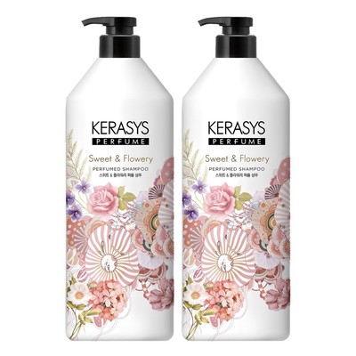 Kerasys Sweet & Flowery Perfumed Hair Shampoo Duo Set 2EA X 1000ml