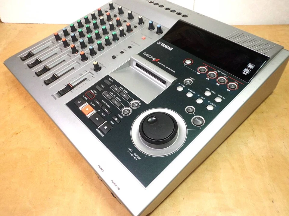 Yamaha MD4S Multitrack MiniDisc Recorder 4-Track Mixing Tested Japan - Image 3 of 4