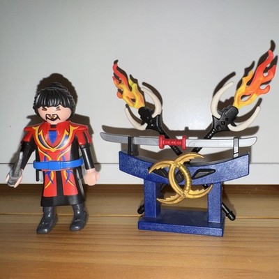 Playmobil Samurai Mit Feuerstand Set 70158