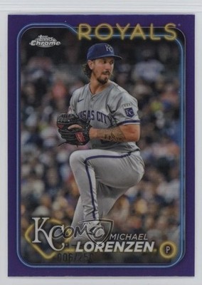 2024 Topps Chrome Update Purple Refractor 6/250 Michael Lorenzen #USC11 6q5