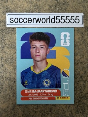 PANINI FIFA WORLD CUP 2026 - Sticker Nr. BIH 15 - ESMIR BAJRAKTAREVIC