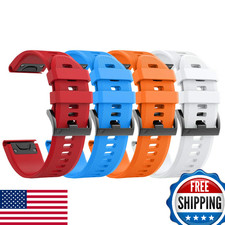 ANCOOL 4-Pack 22mm Silicone Watch Band for Fenix 5 6 7 8  Forerunner 935