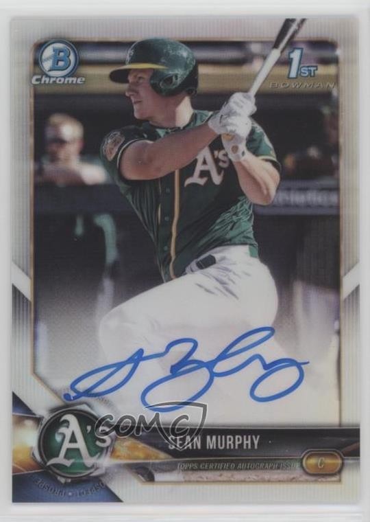 2018 Bowman Chrome Prospect Auto Refractor /499 Sean Murphy #CPA-SMU Auto