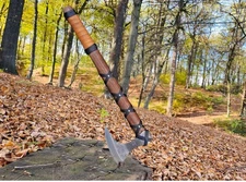 Handmade Viking Axe Ragnar Lothbrok Style 1095 Steel Rose Wood Handle Gift