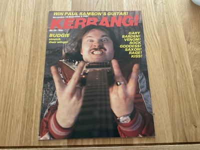 Kerrang Magazine No. 29 - 18th Nov - 2nd Dec 1982.