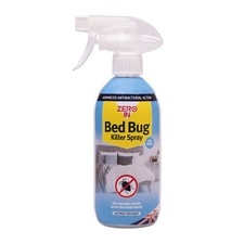 Bed Bug & Dust Mite Killer Spray Zero In Antibacterial Home Bed Treatment 500ml