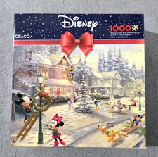 Thomas Kinkade Disney - Mickey's Victorian Christmas - 1000 Puzzle Ceaco Disney