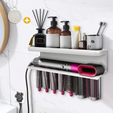 Airwrap Storage Holder Compatible with Dyson Airwrap Curling Iron Wall Mounte...