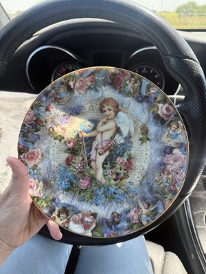 The Hamilton Collection Cupid Porcelain Collector Plate Love's Messengers Angels