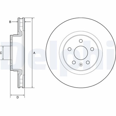 Bremsscheiben Vorne Ø355Mm Belüftet für Tesla Model S 5Yjs X 5Yjx ab 12->