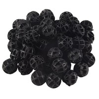 (R) 50 Stueck 18 Mm Durchmesser Aquarium Schwarze Biochemische Teichfilter8436