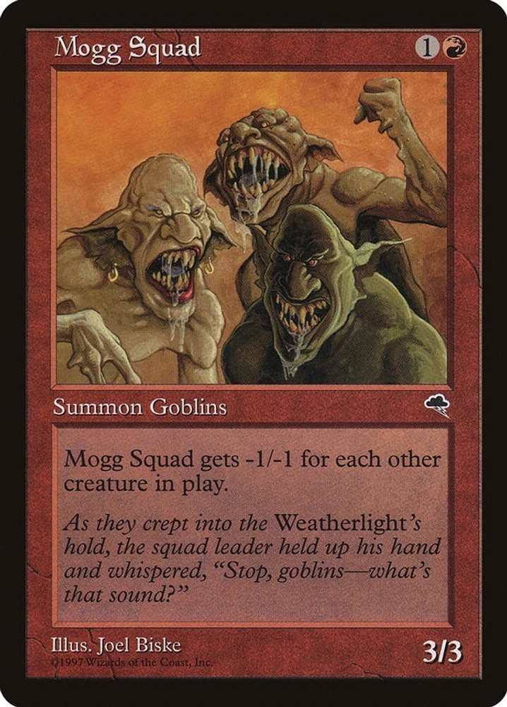 Mogg Squad TMP 192 U Tempest Magic Card NM