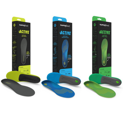 Superfeet Active Support Einlegesohlen High, Medium, Low Arch Sport Komfort Einlagen