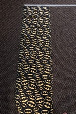 New Batman Logo Remnant 100 Cotton. 14 X 4 3/4 Yard Piece. see Description