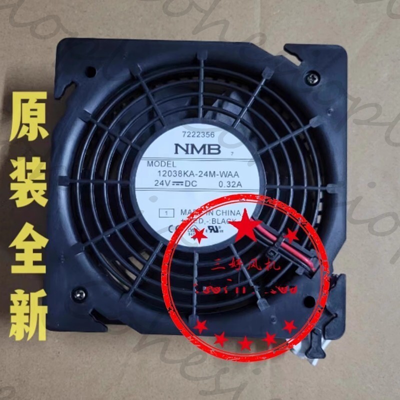 1 PCS NMB Fan 12038KA-24M-WAA for RITTAL filter DC24V 12CM cooling