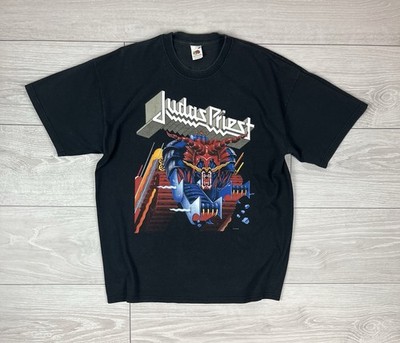 Judas Priest 2004 Vintage Band Tees Rock Schwarz T-Shirt Herren XL Größe