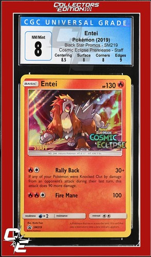 Entei graded CGC 8 for sale on eBay