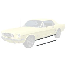 Rocker Panel Molding With Clips Pair Mustang 1965-1966