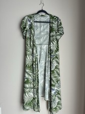 Cupshe Womens M V-Neck Short Sleeve Tie Wrap ...