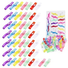 50 PCS Large Sewing Clips, 7 Bright Colors Multipurpose Quilt Clips Craft Too...