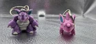 Vintage 1999 Pokémon Nintendo NIDOKING Nidoran Keychain Burger King Figure Toy