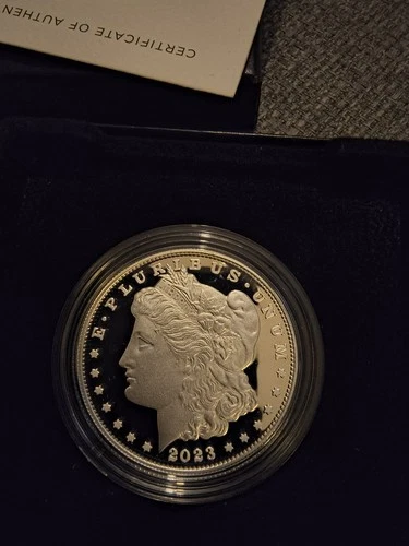 2023-S Proof $1 Morgan Silver Dollar Box, OGP & COA