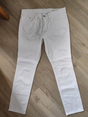 S. Oliver 42 Stretch Jeans Weiß Style Betsy Slim Fit L30 Knöchellänge Baumwolle 